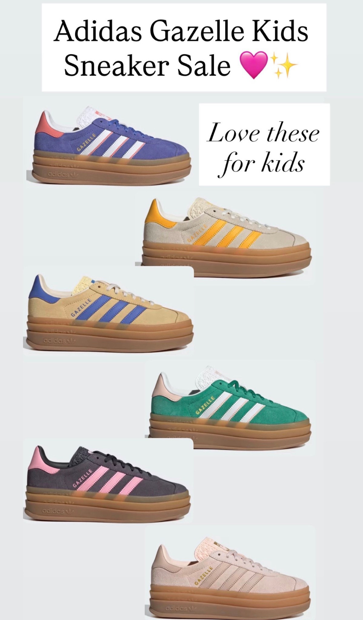 Adidas gazelle sneakers on sale

#LTKSaleAlert #LTKKids