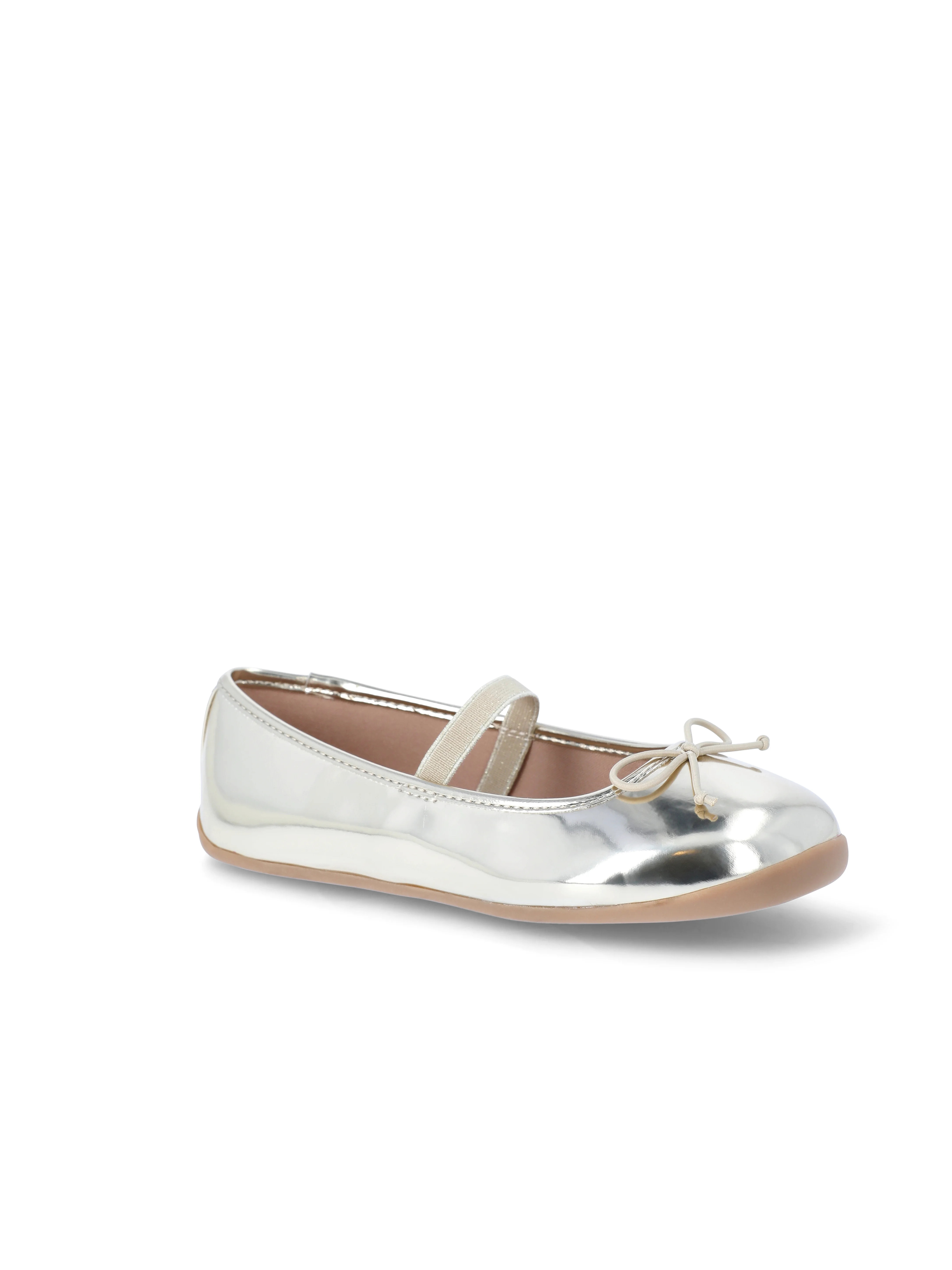 Wonder Nation Girls Bow Ballet Flats | Walmart (US)