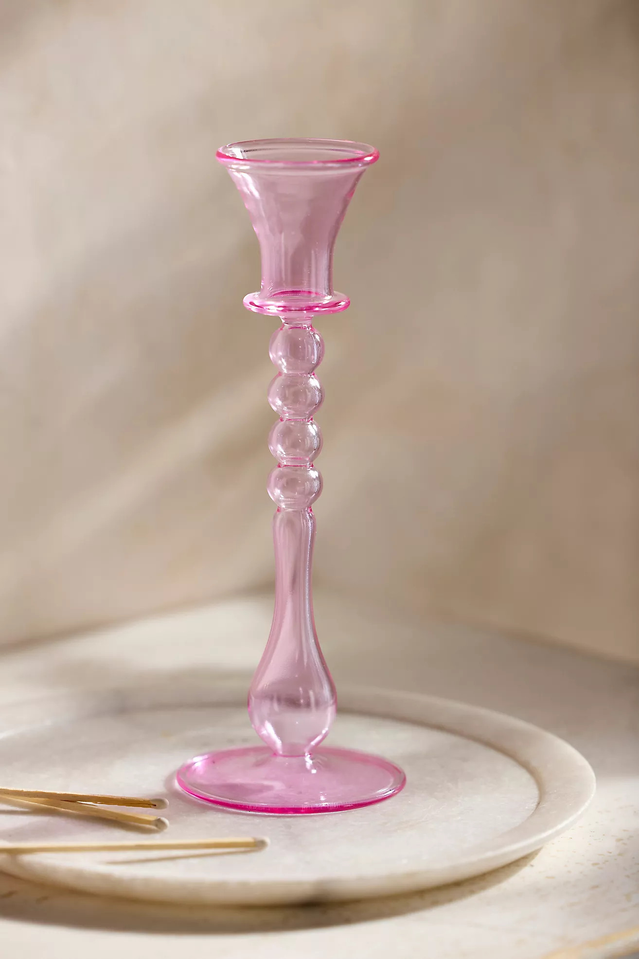 Egyptian Glass Cup Taper Holder | Anthropologie (US)