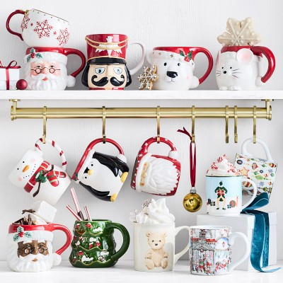 Figural Penguin & Polar Bear Mug Set | Williams-Sonoma