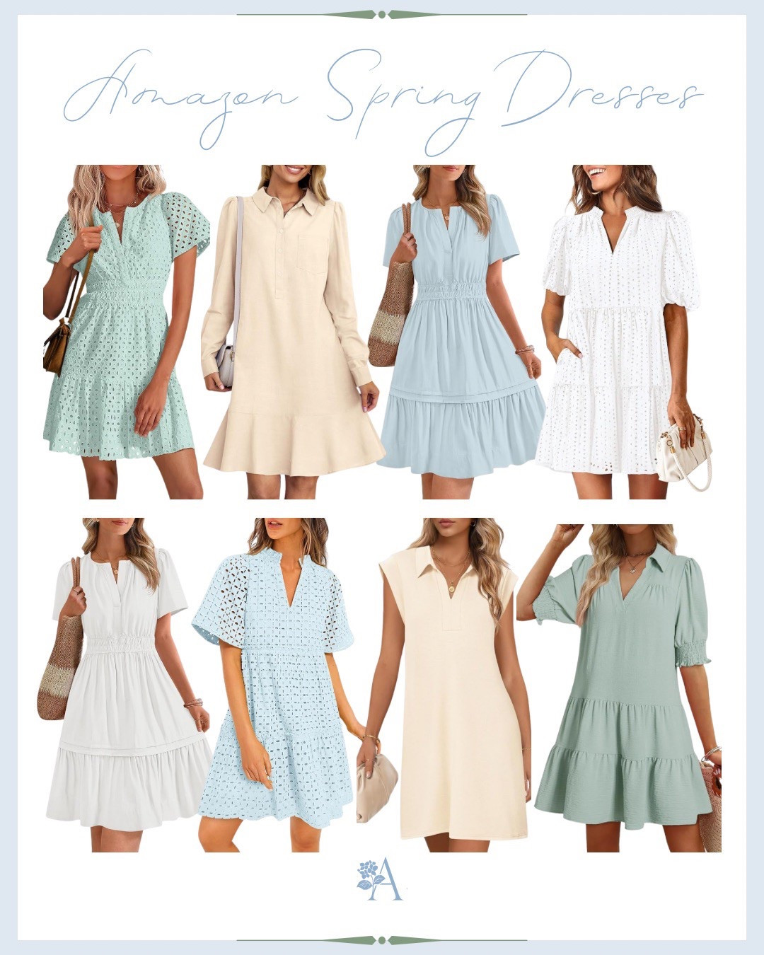 Classic style Amazon dresses for spring & Easter! 

Amazon dress, Amazon fashion, Amazon style, blue Amazon dress, green Amazon dress, white Amazon dress, Amazon Easter dress, spring Amazon dress, eyelet dress, preppy dress, preppy style 

#LTKFindsUnder50 #LTKHome #LTKStyleTip