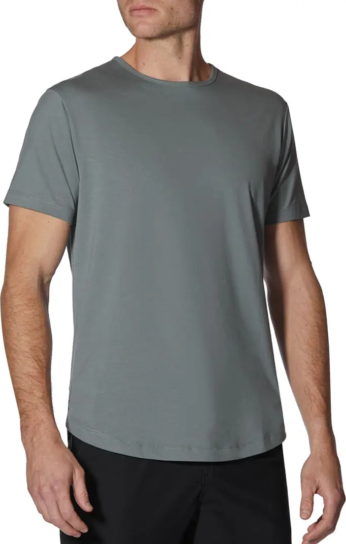 Trim Fit Crewneck Cotton Blend T-Shirt | Nordstrom