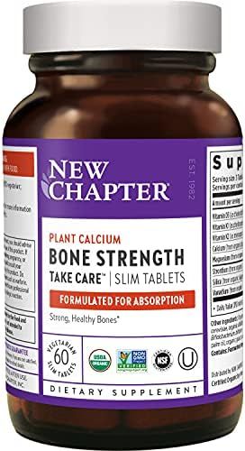 New Chapter Calcium Supplement– Bone Strength Whole Food Organic Calcium with Vitamin K2 + D3 + Magn | Amazon (US)