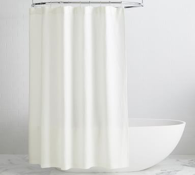 Belgian Flax Linen Waffle Shower Curtain | Pottery Barn | Pottery Barn (US)