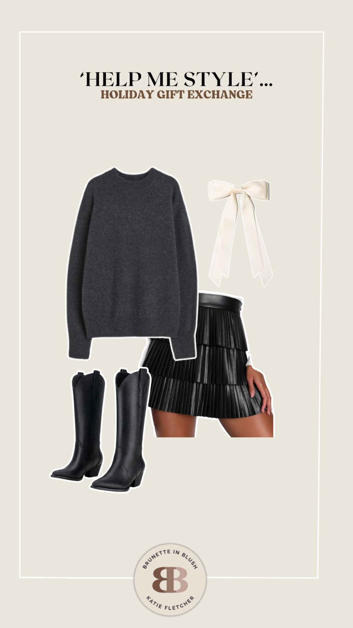 Cute and comfy holiday outfit inspo with one of my fave sweaters! Fits TTS, I wear a medium for an oversized fit 

#LTKSeasonal #LTKHoliday #LTKfindsunder100