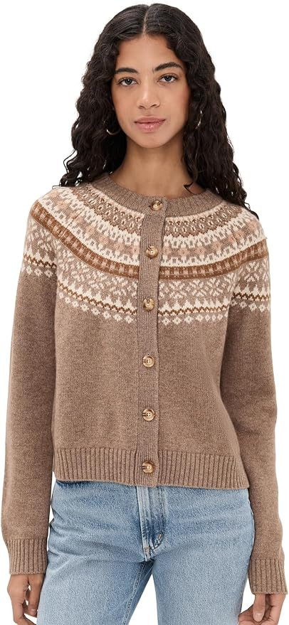 Marea Women's Louise Fair Isle Cardigan | Amazon (US)