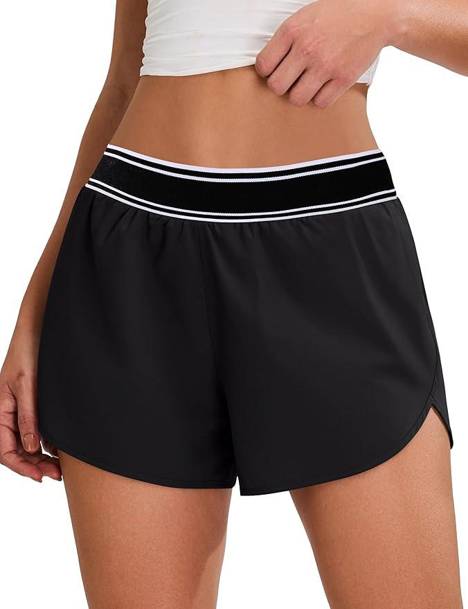 BMJL Women's High Waisted Running Shorts Quick Dry Lined Athletic Workout Shorts with Zipper Pock... | Amazon (US)
