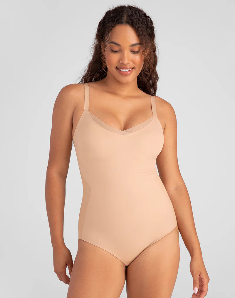 CrossOver Cami Bodysuit | Honeylove