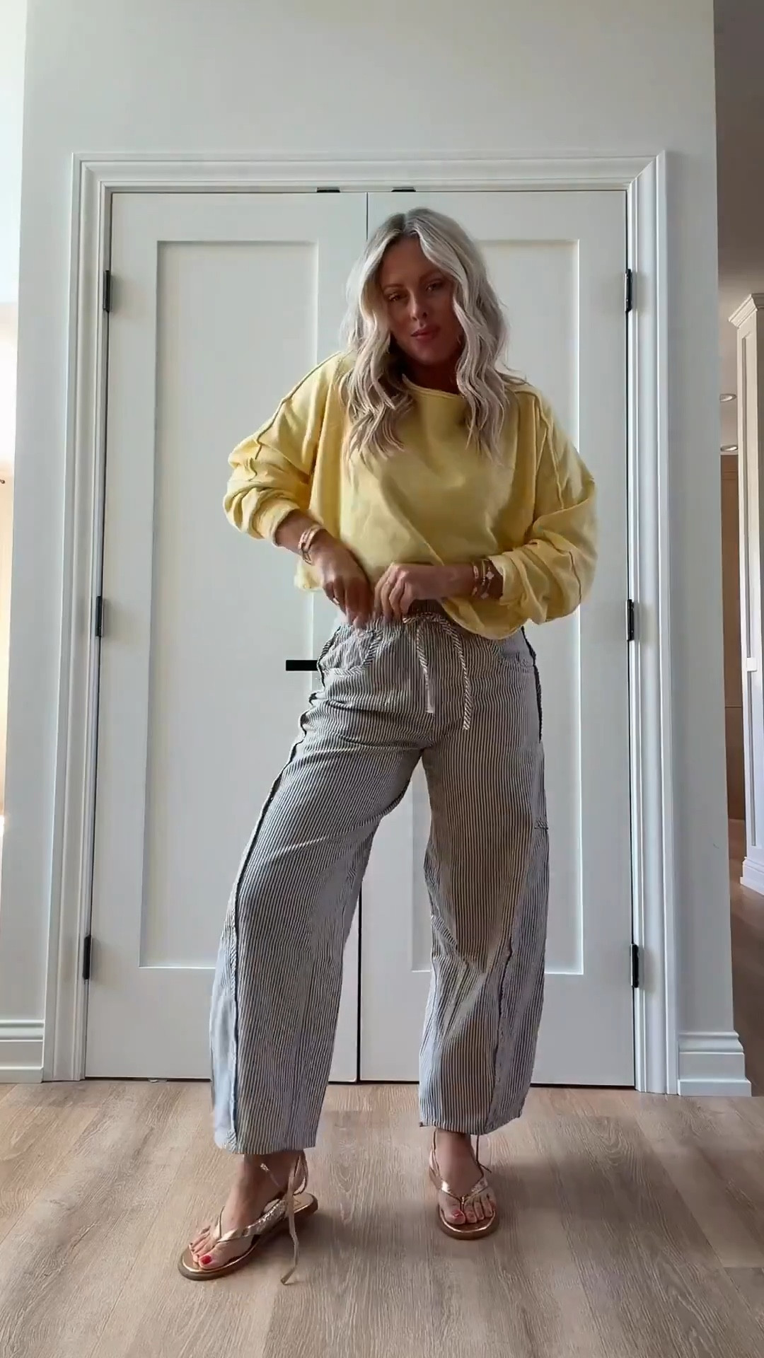 Loving this look sm! Wearing all smalls + lots more color options! Cute & comfy! 💛

Yellow. Stripes. Spring casual. 

#LTKSeasonal #LTKootd