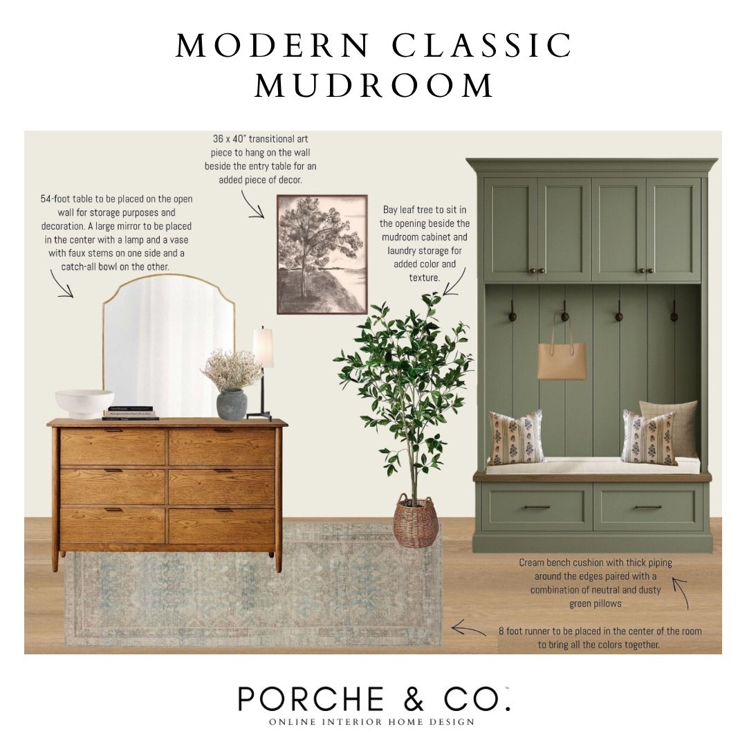 Functional meets beautiful ✨ This Modern Classic Mudroom blends earthy tones, timeless textures, and smart storage to keep your home both organized and inviting. Mudroom Online Interior Design by Porche & Co.

#porcheandco #visionboard #moodboard #interiordesign #virtualdesign #modernclassic #mudroomdesign #onlineinteriord

Do you want to bring our dreamy Modern Classic style interior design into your own home? 🏡 You’re in luck! Reserve our Online Interior Design packages today -> https://porcheandco.com/edesign ✨ We can’t wait to work with you & design your home with #porcheandco


#LTKHome #LTKStyleTip #LTKBeauty