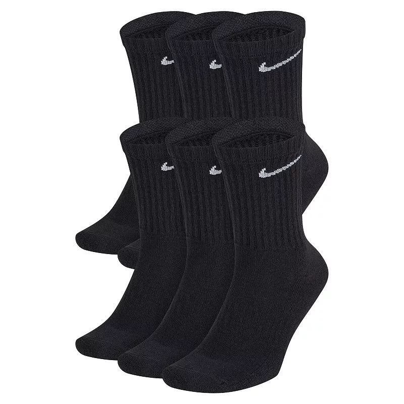 Men's Nike 6-Pack Everyday Cushioned Crew Training Socks | Kohl's