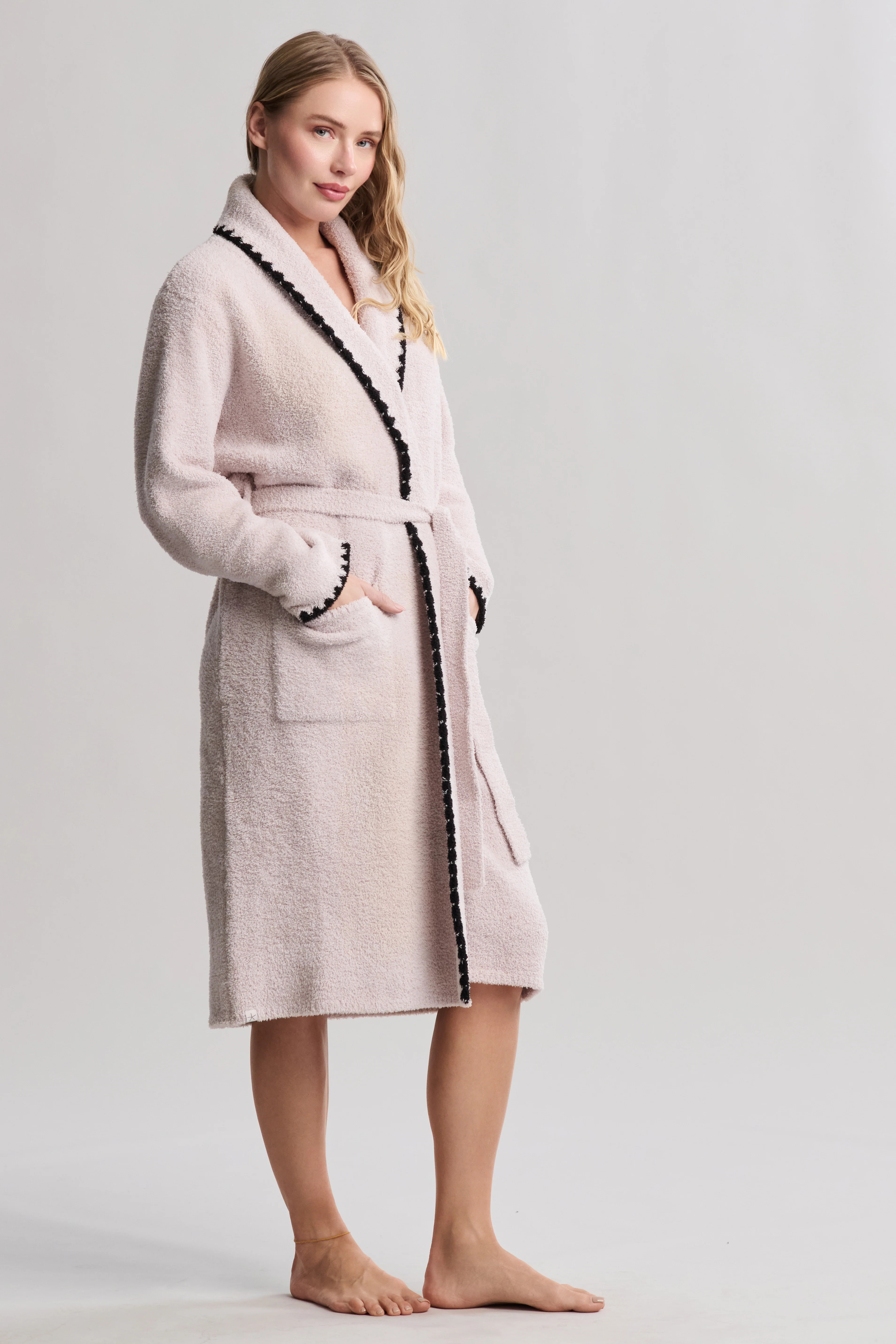 CozyChic® Blanket Stitch Robe | Barefoot Dreams