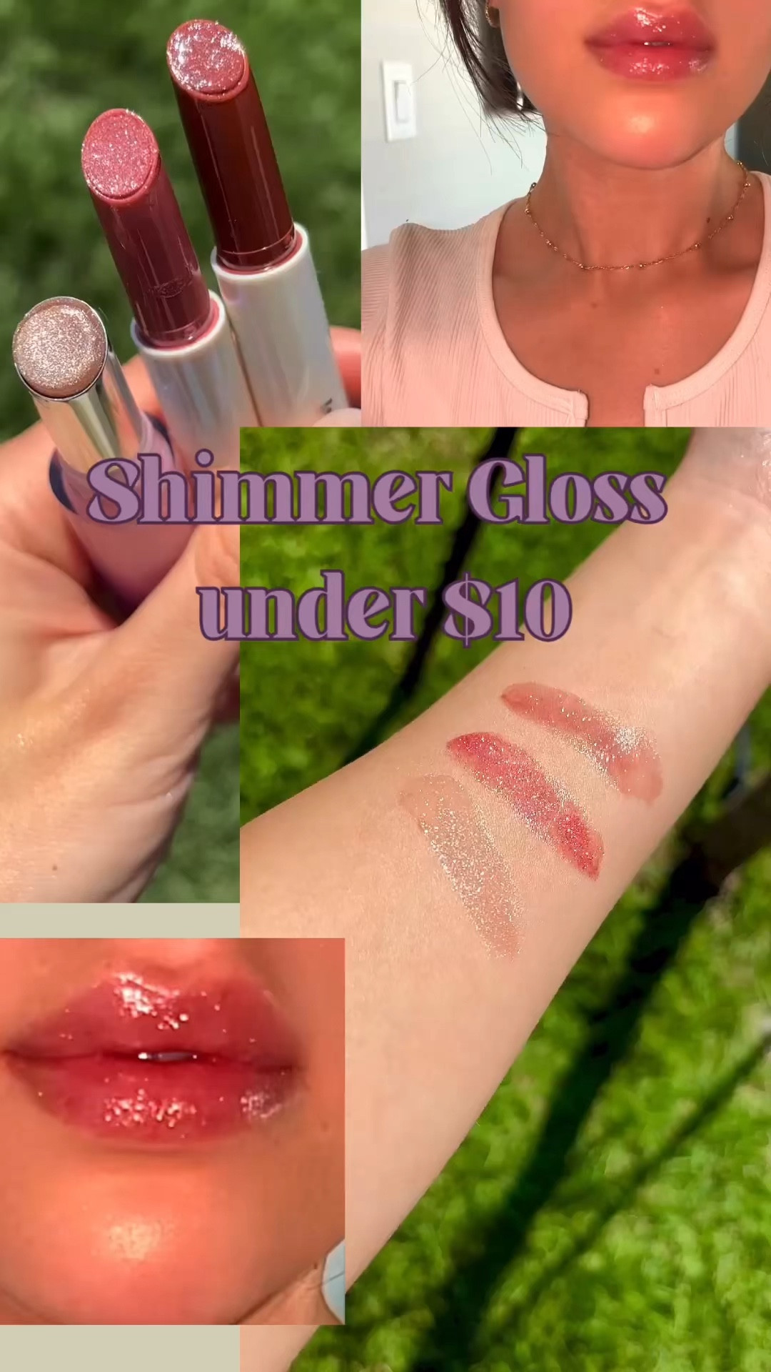 Lip glosses and lip balm under 10 bucks! 

#LTKVideo #LTKFindsUnder50 #LTKBeauty