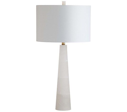 Safavieh Delilah Alabaster Table Lamp - QVC.com | QVC