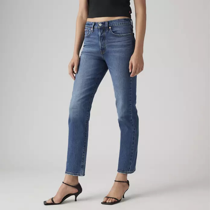 Wedgie Straight Ankle Women's Jeans - Dark Wash | Levi's® US | Levi's US
