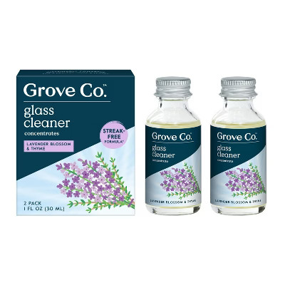 Grove Co. Lavender Glass Cleaner Concentrates - 2 fl oz/2ct | Target