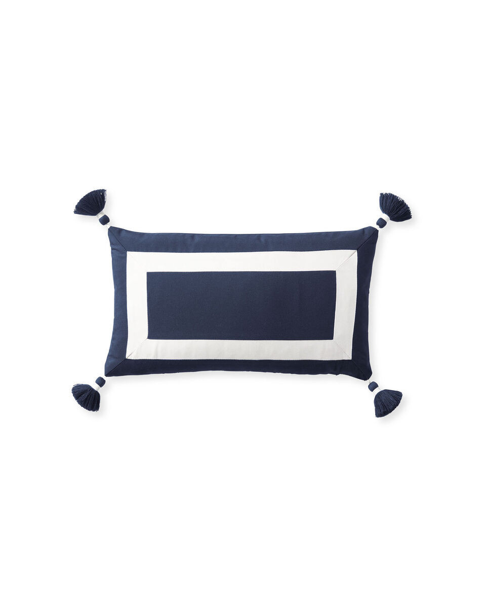 Sunbrella®️ Border Frame Pillow Cover | Serena and Lily