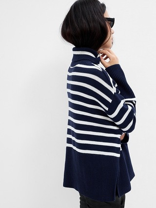 24/7 Split-Hem Turtleneck Sweater | Gap Factory