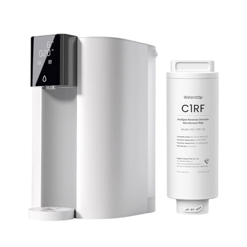 Waterdrop CoreRO Countertop Reverse Osmosis System with WD-C1RF Water Filter, C1S Reverse Osmosis Water Filter Countertop, 5 Stage, 3:1 Pure to Drain, Bundle | Amazon (US)