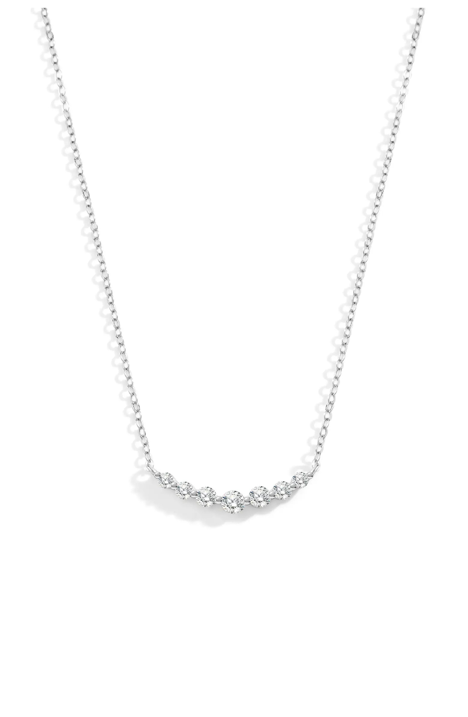 Mint & Lily Classic Arc Diamond Necklace | Nordstrom | Nordstrom
