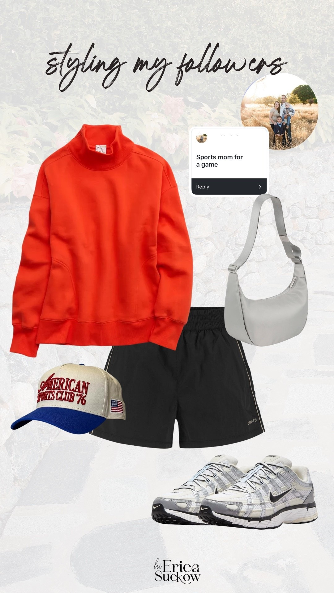 Styling my followers, outfit request for sports mom, soccer mom, baseball mom - perfect for those chilly mornings!


