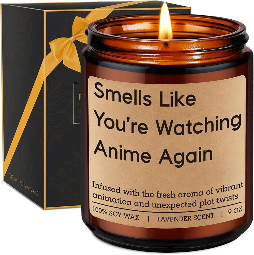 Miracu Candle, Anime Lover Gifts, Anime Gifts for Men Women, Teen Boys Girls - Japanese Anime's F... | Amazon (US)