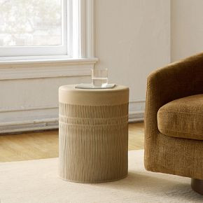 Bea Ceramic Indoor/Outdoor Side Table (13") | West Elm (US)