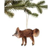 Bottle Brush Ornament, Fox, Christmas Ornament | Etsy (US)