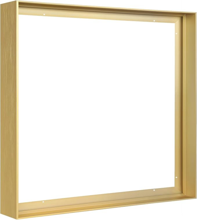 48x48 Frame for Canvas Painting, DIY Metal Canvas Floater Frame with 1.5” Deep for Oil Painting... | Amazon (US)