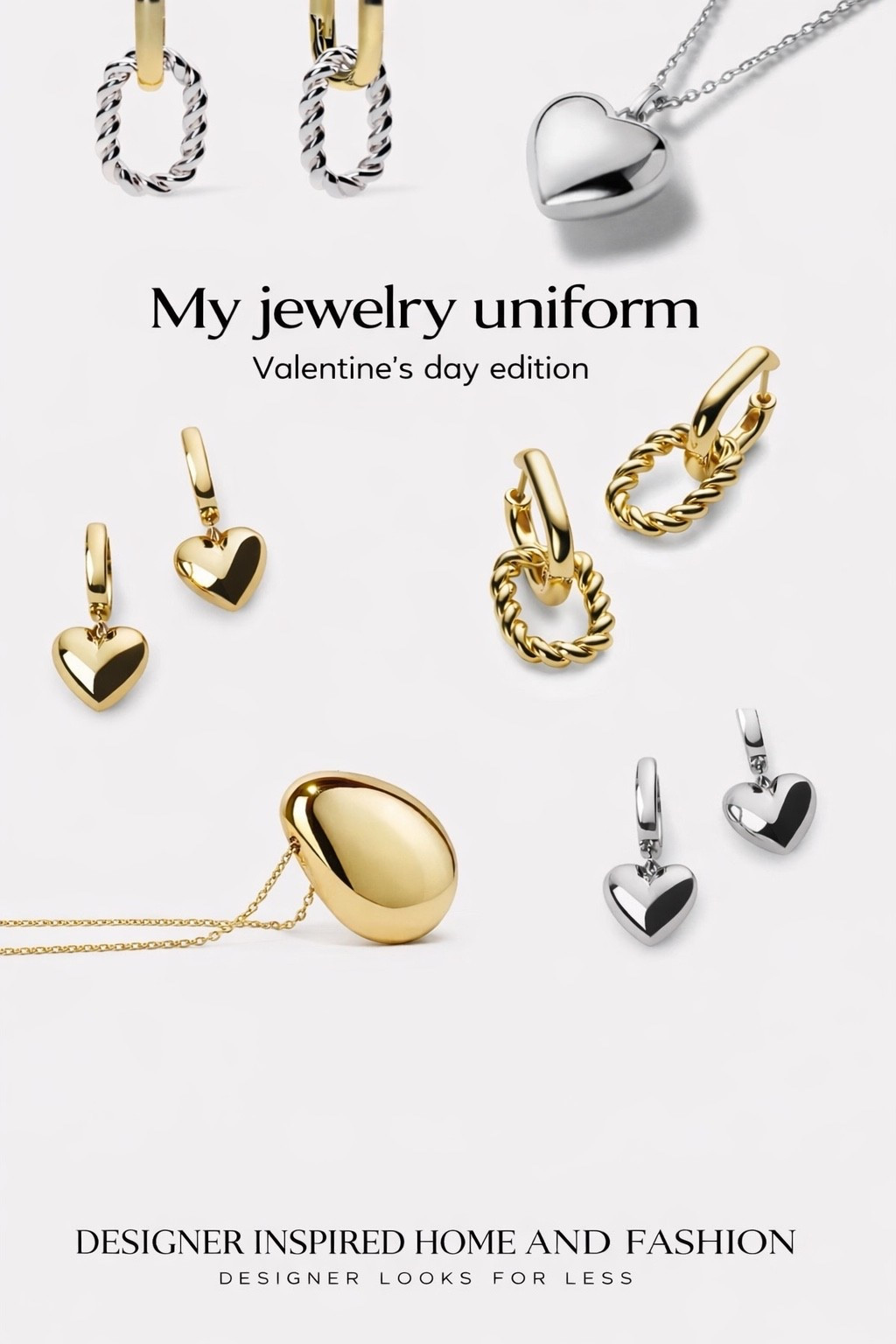 Simple, timeless pieces I reach for on repeat—especially for Valentine’s Day 💕
Mixing gold + silver, hearts, and classic hoops never fails.

#LTKOver40 #LTKSaleAlert #LTKValentine