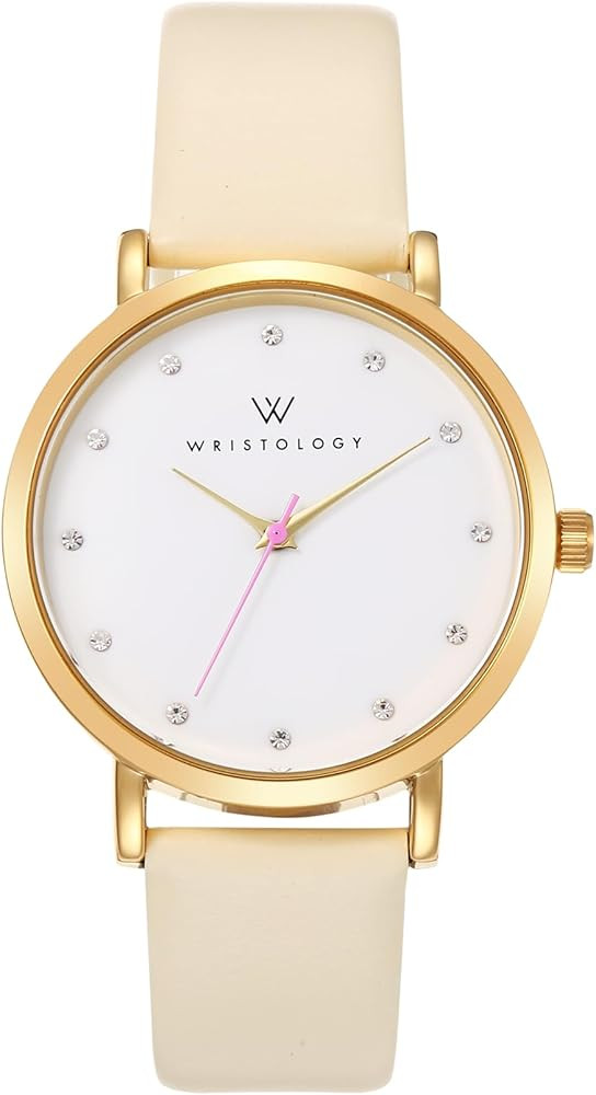 Wristology 2 Sizes Easy Change Band Womens Watch Crystal Womens - Interchangeable Strap - Large E... | Amazon (US)