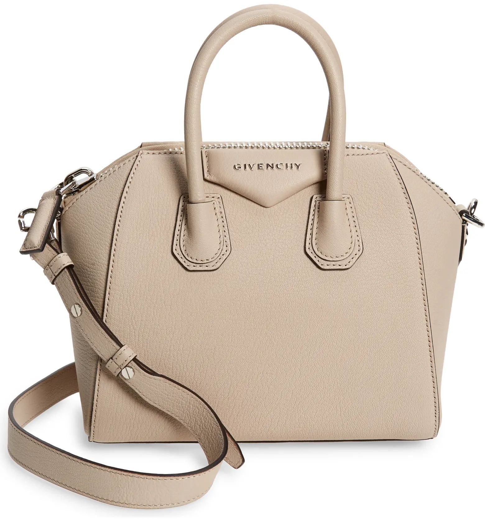 Mini Antigona Sugar Leather Satchel | Nordstrom