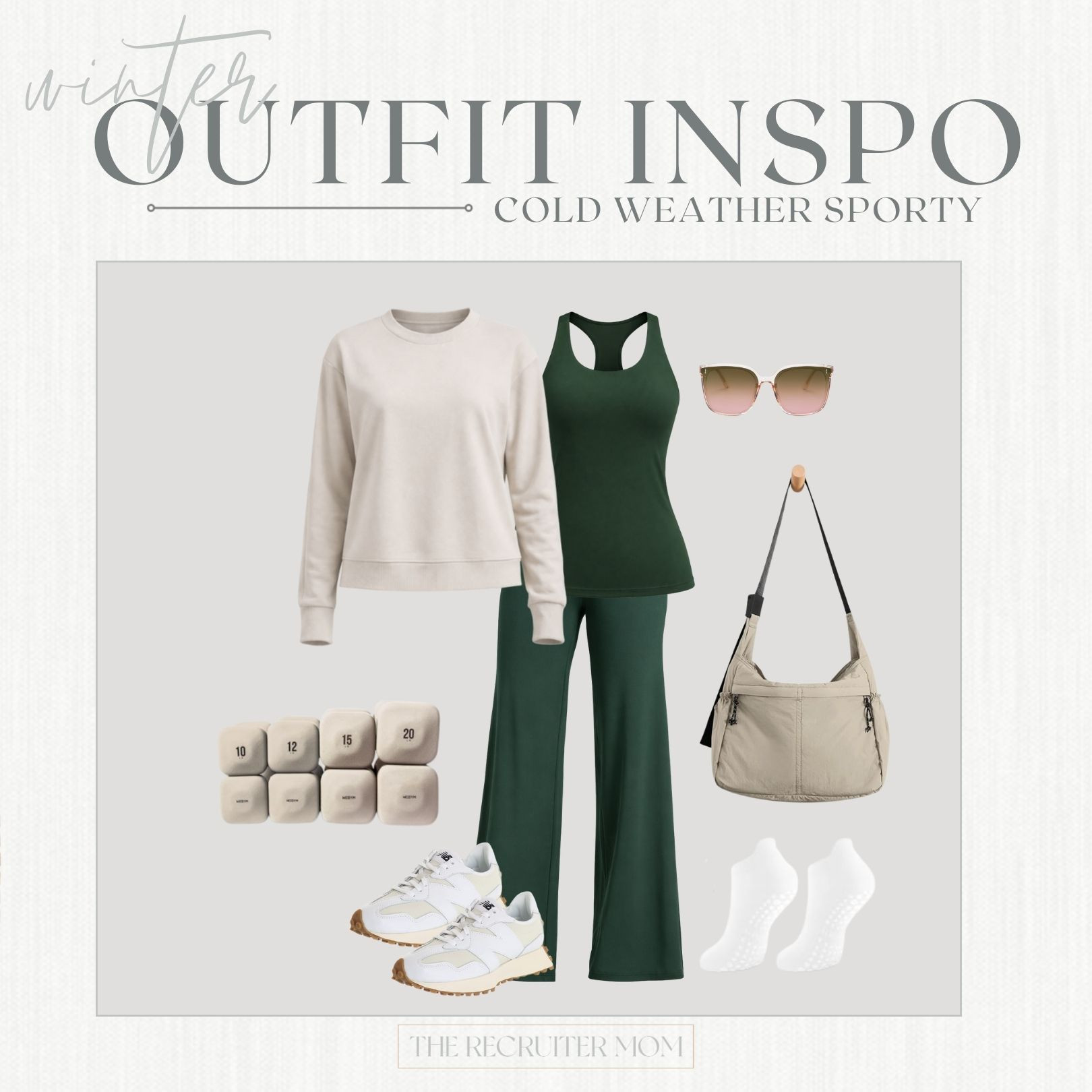 Cold weather sporty outfit with a fitted tank, soft sweatshirt, and flare pants for an elevated active look. 

 

#LTKActive #LTKOver40 #LTKMidsize