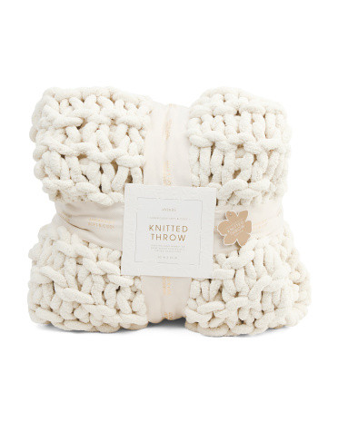Super Chunky Knit Throw | TJ Maxx