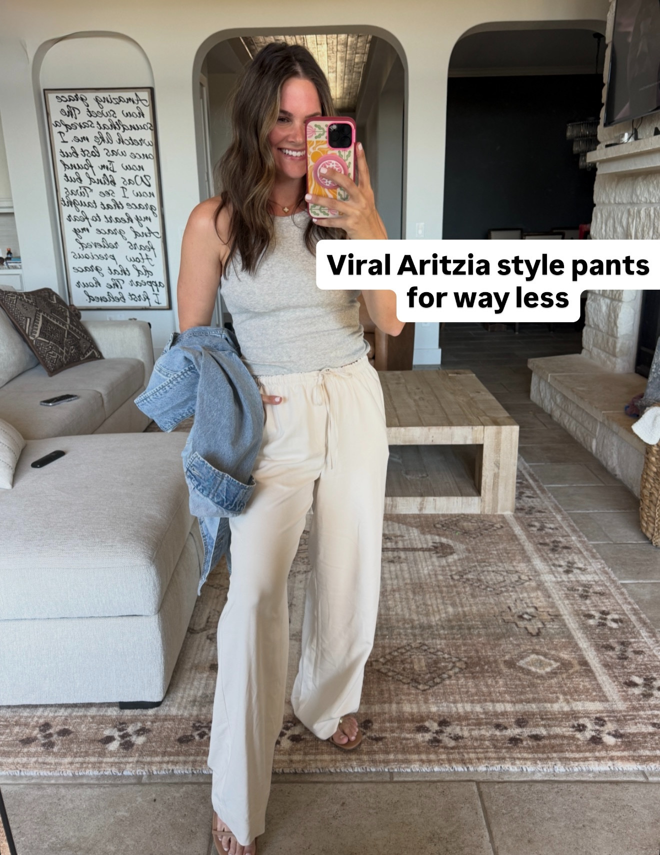 This comfy everyday basics outfit is the perfect look for less for the viral Aritzia pants! 

 #LTKdayinmylife #LTKgrwm #LTKootd