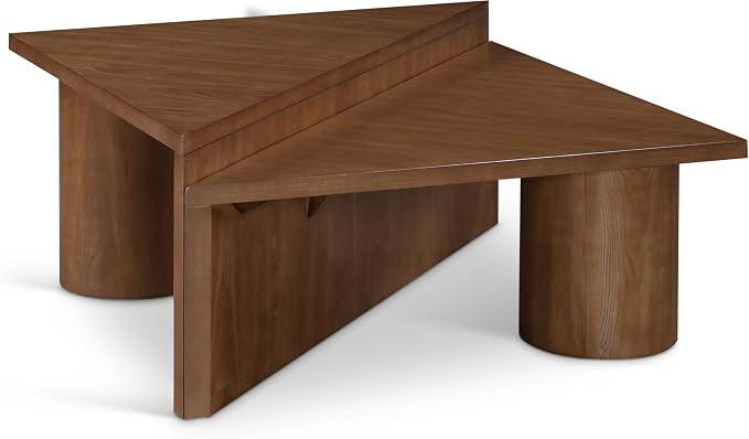 Meridian Furniture 99003Walnut-CT Pavillion Collection Mid-Century Modern Coffee Table with Rich ... | Amazon (US)