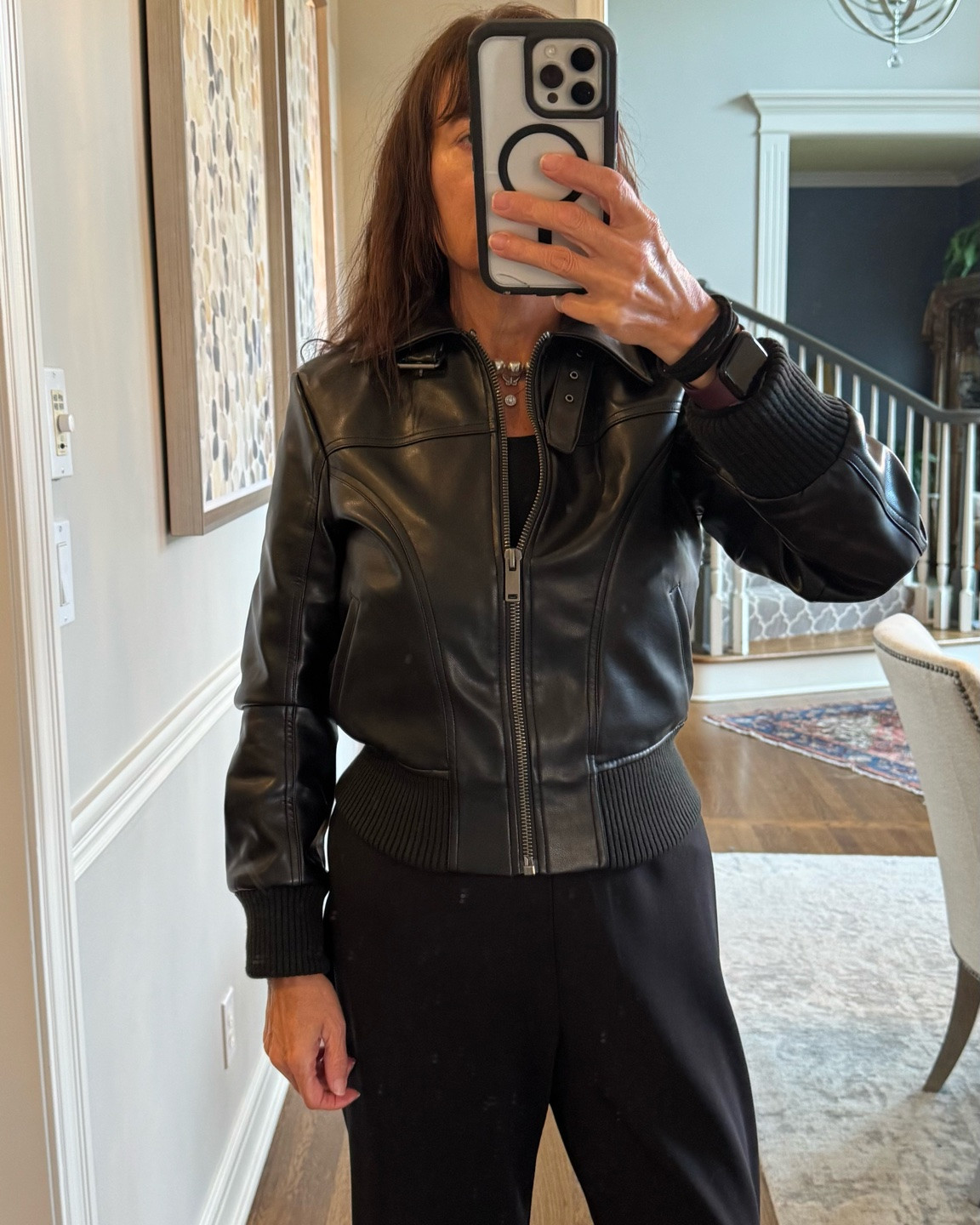 What I wore to work last week!  My office is a hospital and I’m a radiologist. I don’t spend a ton of time around blood and guts thank goodness , but I do have to keep it professional with closed toe shoes. Plus it’s FREEZING in there! Hence my layering even in summer!
Leave a comment if you want more work content!

#LTKdayinmylife #LTKOver40 #LTKWorkwear