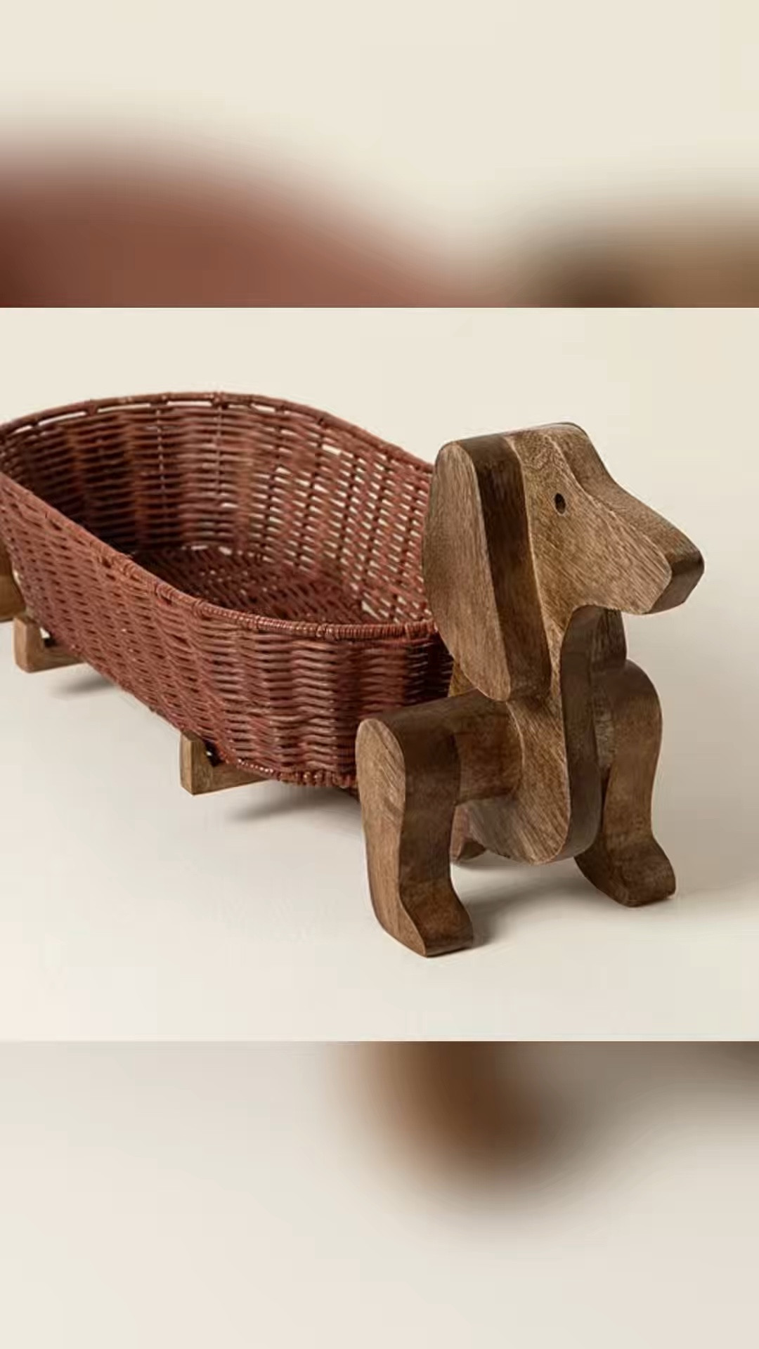 Dachshund Storage Basket
* 26.5" L x 6.7" W x 8.3" H
Too soon to buy? Love ‘❤️’ this post in my shop to get a price drop notification. 

🔗https://bit.ly/RBHOUSEWIFE

RealBoringHousewife on the LTK app

#LTKHome