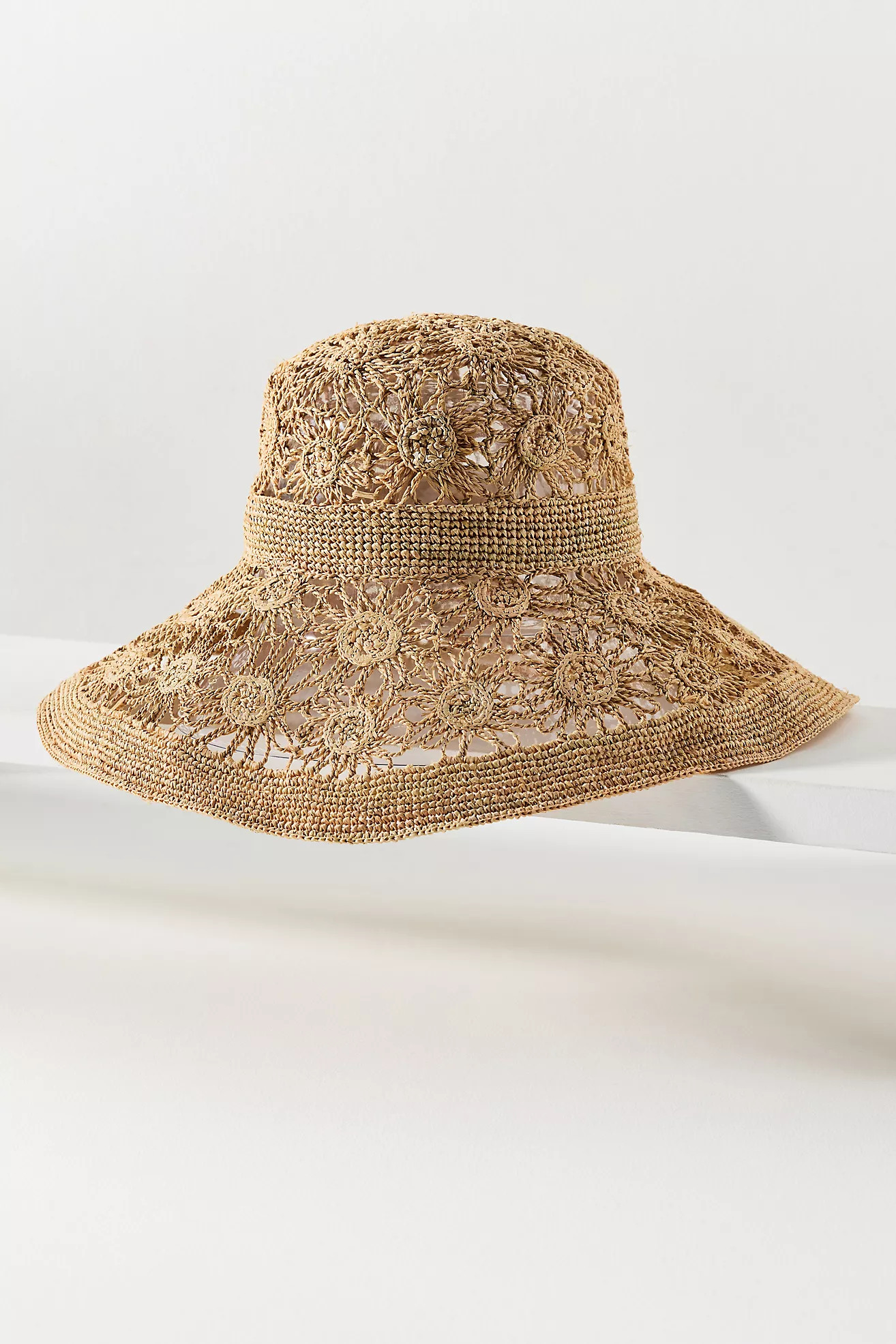San Diego Hat Co. Open Floral Bucket Hat | Anthropologie (US)