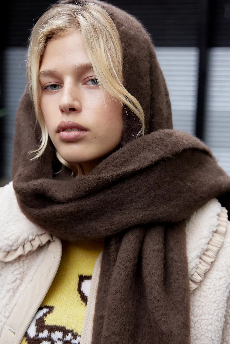 UO Tia Recycled Blanket Scarf | Urban Outfitters UK