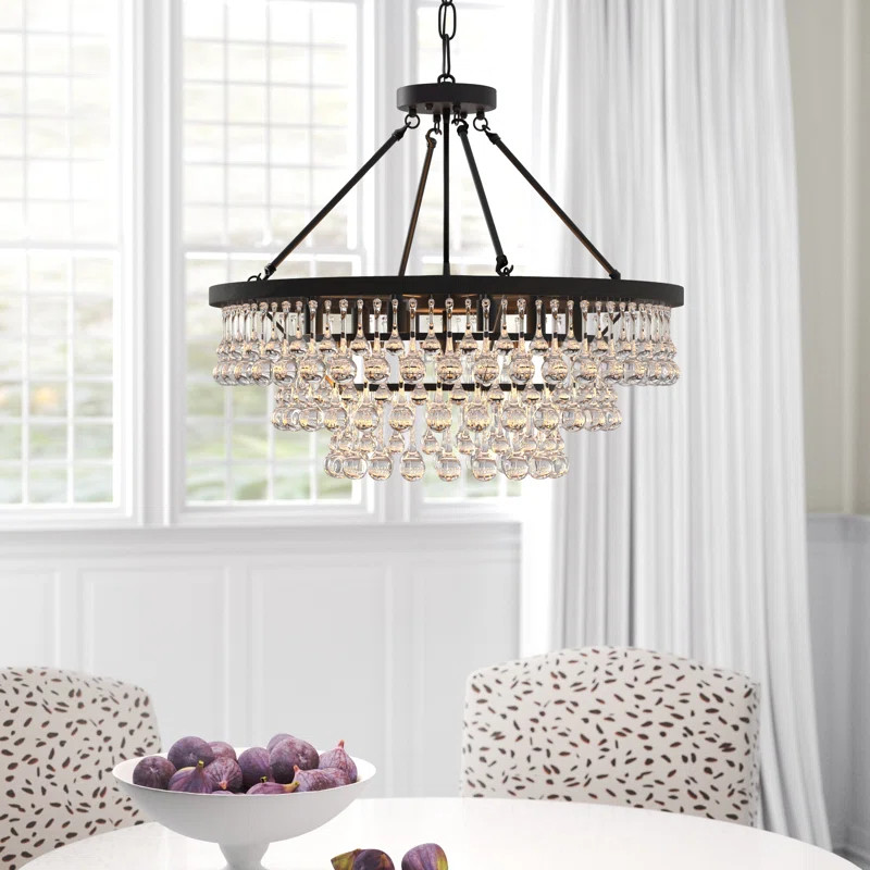 Willa Arlo™ Interiors Watts 9 - Light Chandelier with Crystal & Reviews - Wayfair Canada | Wayfair North America