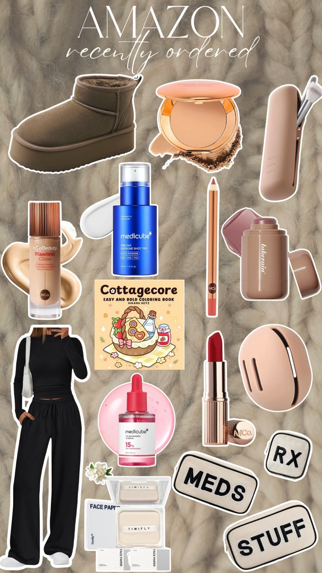 Amazon. recently ordered. look for less. boots. makeup. beauty. coloring book. makeup brush holder. sponge holder. matching set. trending. medicube. pouches.  

 #LTKSeasonal #LTKFindsUnder50 #LTKFindsUnder100