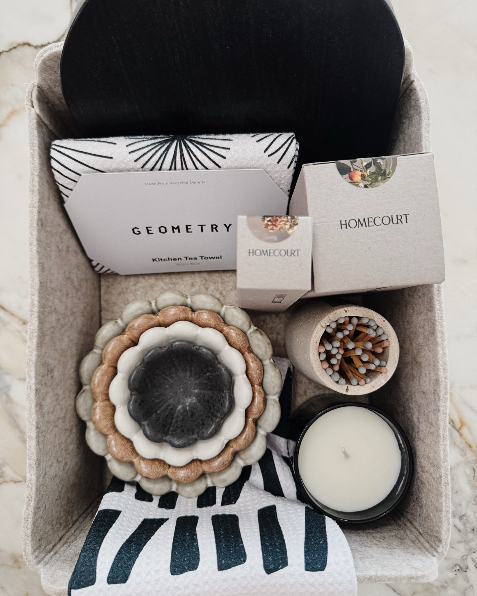 I loved putting this together for a very special person! The ultimate welcome home (or hostess) basket for that monochromatic person in your life. 

#LTKHome