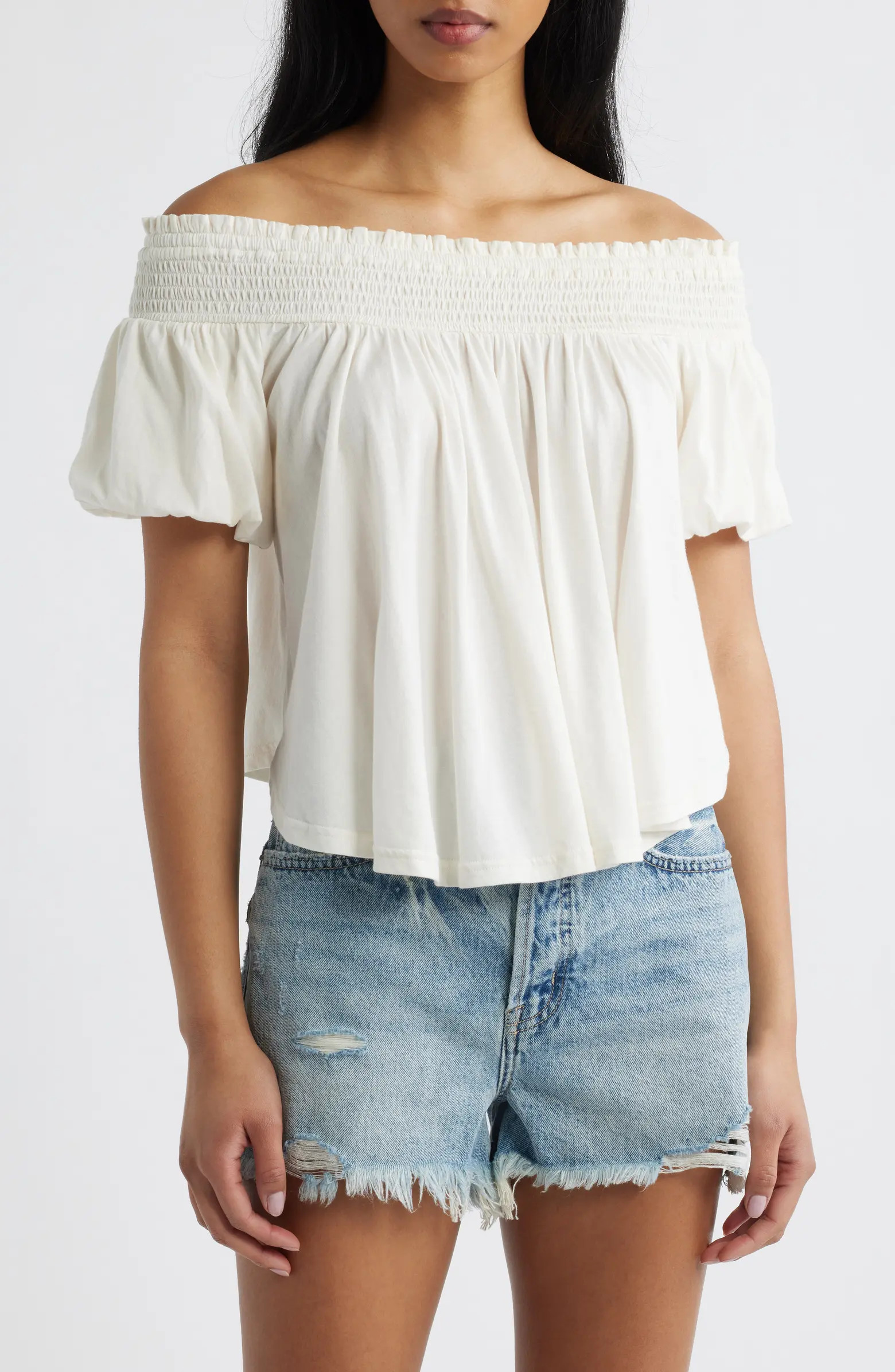 Free People Mabel Off the Shoulder Top | Nordstrom | Nordstrom