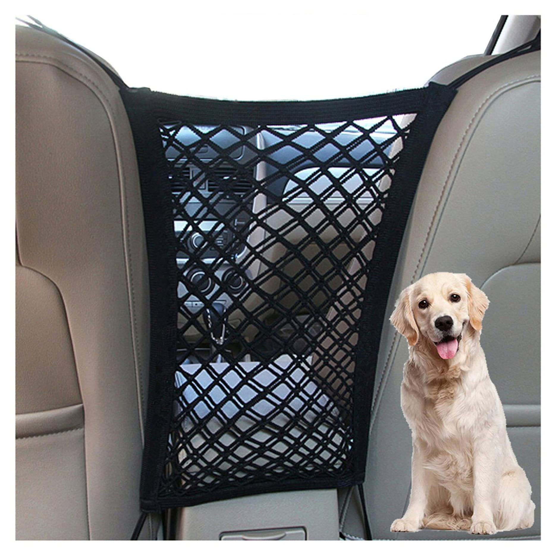 DYKESON Dog Car Net Barrier Pet Barrier with Auto Safety Mesh Organizer Baby Stretchable Storage ... | Amazon (US)