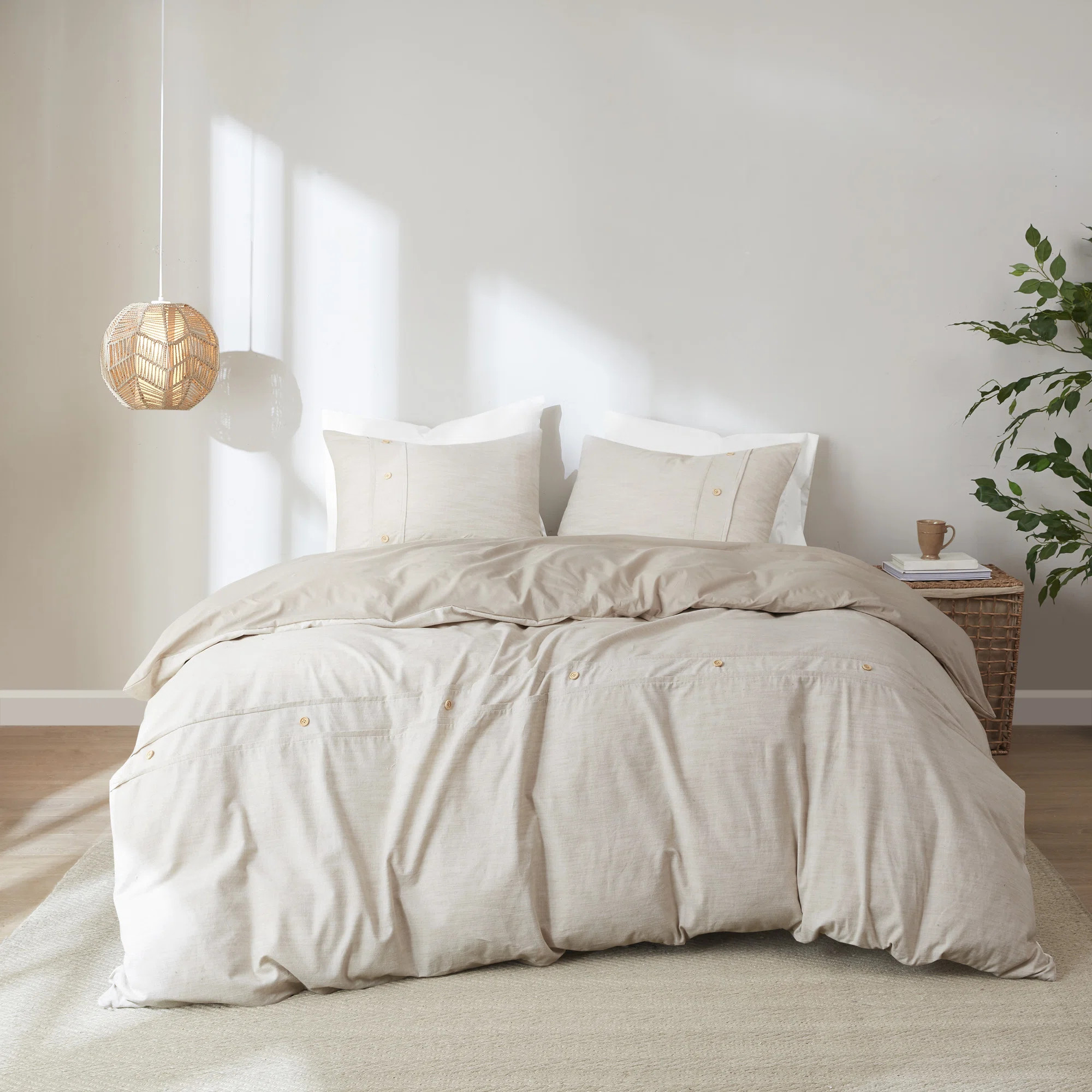 Madison Park Dover Organic Cotton Oversized Duvet Cover Set & Reviews | Wayfair | Wayfair North America