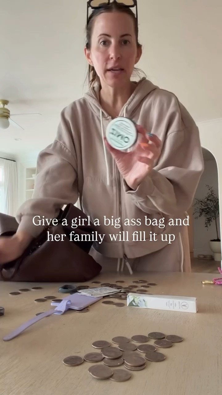 Give a girl a big ass bag and her family will fill it up