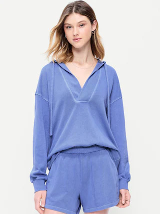 Oversized Tunic Beach Hoodie | Old Navy (US)