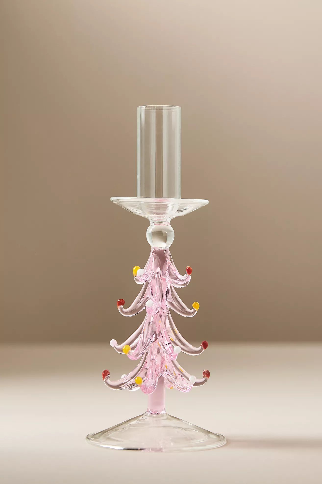 Holiday Tree Borosilicate Glass Candle Holder | Anthropologie (US)