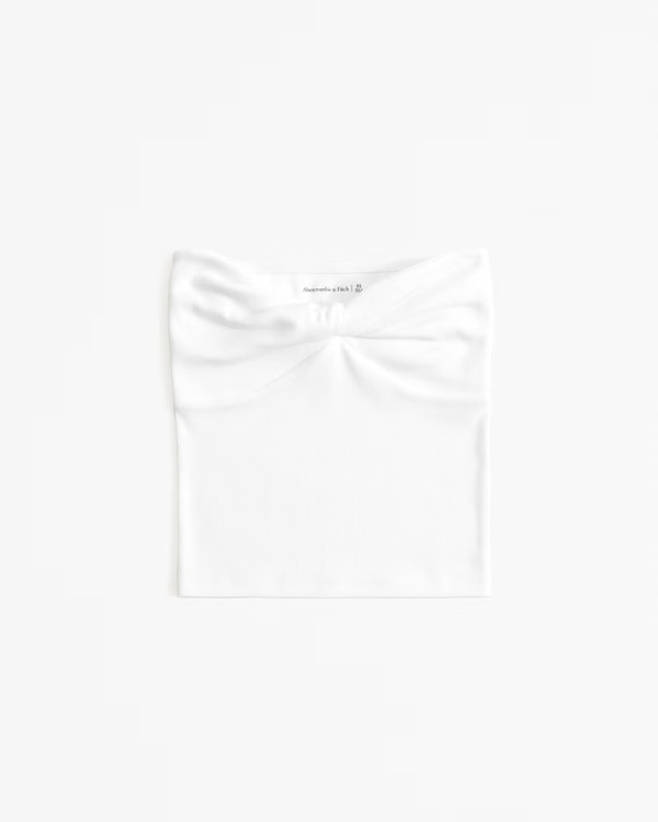 Rib Twist Tube Top | Abercrombie & Fitch (US)